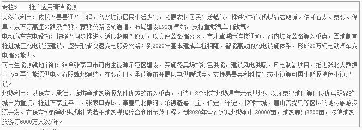 河北省印发“十三五”能源发展规划 河北省印发“十三五”能源发展规划