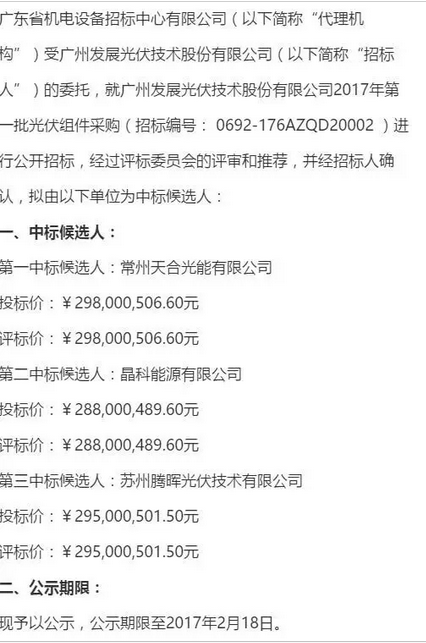 2.88元/瓦!多晶硅光伏组件报价再创新低 2.88元/瓦!多晶硅光伏组件报价再创新低