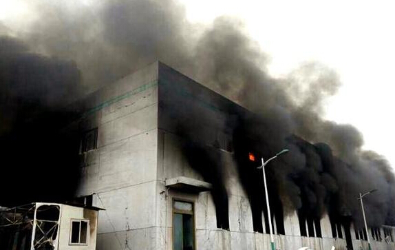 晶科一车间发生火灾