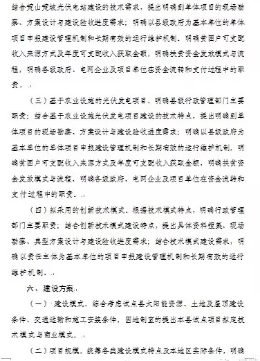 光伏扶贫试点实施方案编制大纲(修订稿)