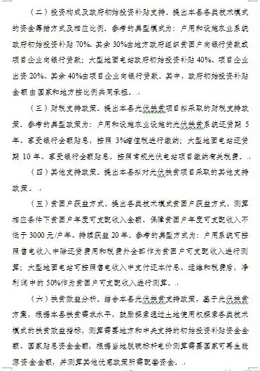 光伏扶贫试点实施方案编制大纲(修订稿)