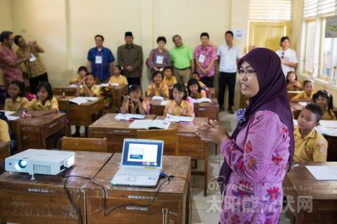 松下为印尼提供独立光伏电源组供应系统(图)