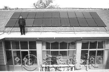 广饶县刘福林建太阳能光伏屋顶。按新的国家补贴,需15年才能收回投资。
