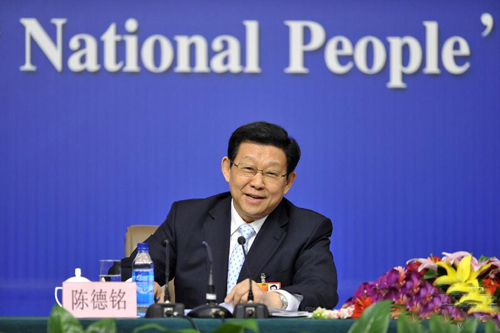 商务部部长陈德铭