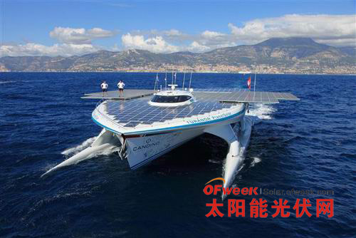 摩纳哥世界最大的太阳能船