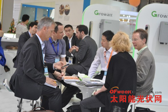 古瑞瓦特闪亮Intersolar展会