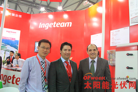 Ingeteam中国区CEO Javier和太阳能行业总监Jadraque