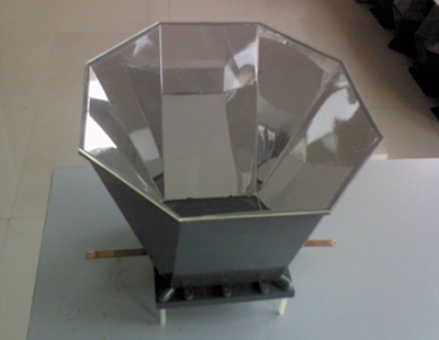 4倍聚光漏斗和散热片