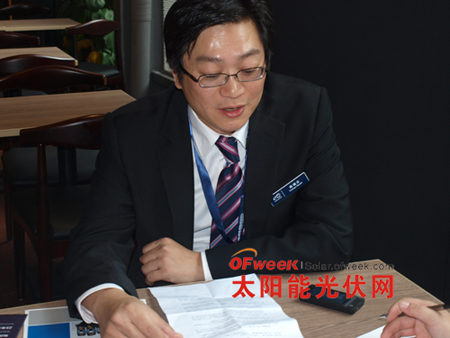 美国TA仪器公司亚洲区总经理薛福全先生接受记者采访